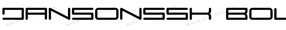 JansonSSK Bold字体转换